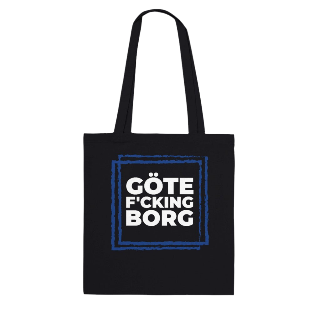 Göte F’cking Borg – Rå & Djärv Design | Premium tygpåse