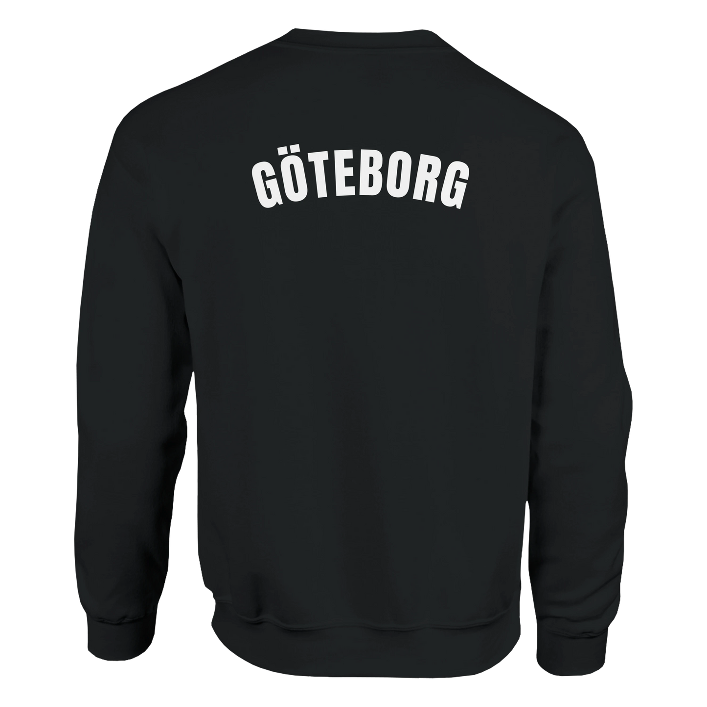 Göteborg – Bågformad Vit Typografi | Unisex Sweatshirt